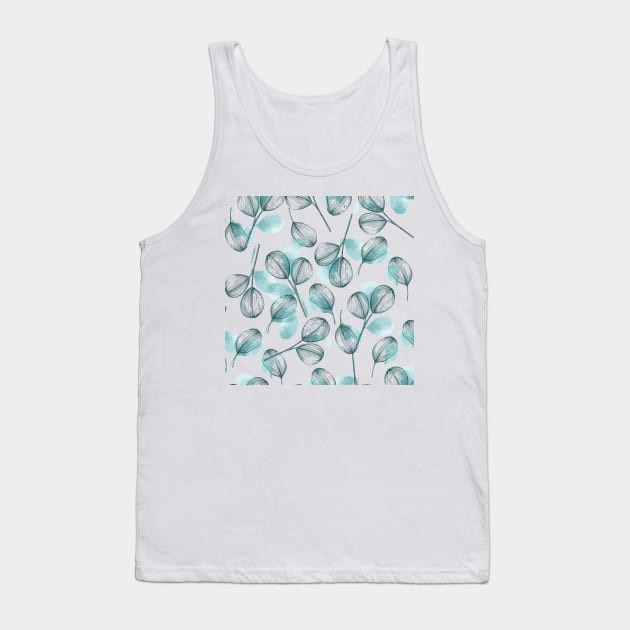 Floral Soft Pattern Tank Top by Inspired-DS